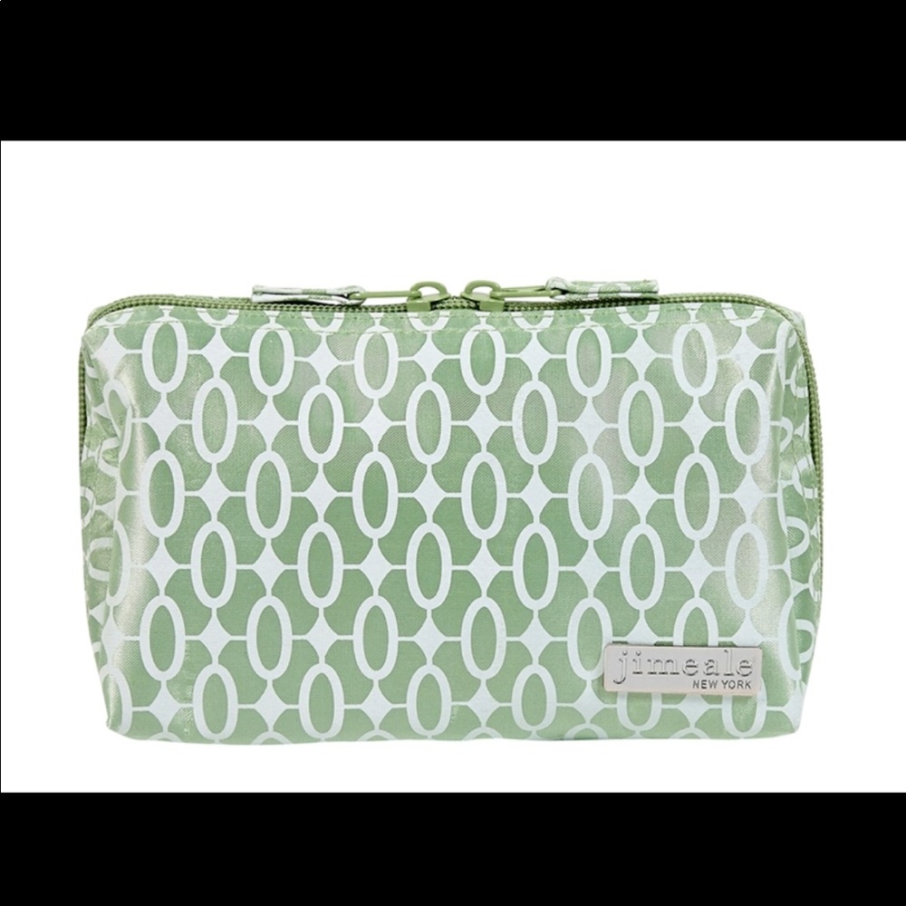 NWT jimeale *violet makeup bag
